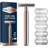 Gillette Doppelt beschichteter Rasierhobel + 5 Rasierklingen