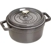 Staub Cocotte, Grau, Eisenguss, 20 cm, 3,4 kg