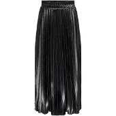 ONLY Faltenrock Lyon 15330727 Schwarz Regular Fit
