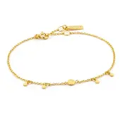 Ania Haie Damen-Armband GeometryDrop Discs 925er Silber Ania Haie Gold