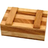 Philos Puzzle Schatzkiste Holz Geschicklichkeitsspiel für Kinder und Erwachsene