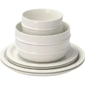 Zone Denmark Servies Eau Offwhite Porcelain (Set von 8)