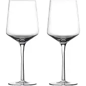 F&H Com A/S Zone Denmark Rotweinglas Rocks, 2er Set, Rotwein Glas, Weinglas, Kristallglas, 400 ml, 24439
