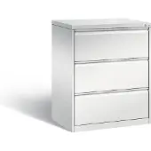 C+P CP-Möbel Hängeregisterschrank Acurado C2000, 2-bahnig, 3 Schübe, lichtgrau