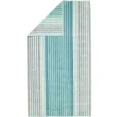 Cawö Duschtuch Noblesse Harmony Streifen Jade 80 x 160 cm
