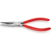 Knipex 30 21 190, Spitzzange, 2,4 mm, 5 cm, Stahl, Kunststoff, Rot