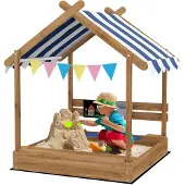 Outsunny Sandkasten 124L x 116B x 146H cm | Gr.: onesize