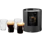 Eisch Germany Espressoglas "UNIK", (Set, 4 tlg., 4 Espressogläser in Geschenkröhre), Espressoglas, 4-teilig, 100 ml