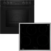 NEFF EX4PIB0, Zonen-Induktionskochfeld, 4 Zone(n), Glaskeramik, Schwarz, Berührung, 58,3 cm