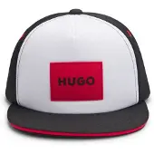 HUGO Kids-Cap mit Schaumstoff-Vorderseite und Logo-Aufnäher Grösse 58