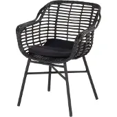 Hartman Cecilia Dining Stuhl Aluminium/Geflecht ohne Kissen