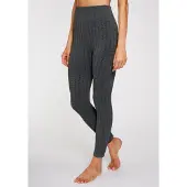 Lavana Strickstrumpfleggings "Blickdicht, warme Strumpfhose ohne Fuß, Damen" 1 Stk. mit Zopfmuster und innen weich angeraut