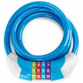 Puky KS Sicherheitskabelschloss Kinder blau 120cm 2022 Zahlenschlösser