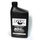 FOX 20wt Gold 946ml Federungsöl Schwarz Schwarz One Size