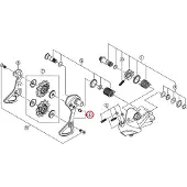 Shimano Außenplatte und Plattensperrstift RD-9070
