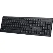 MediaRange MROS111, Volle Größe (100%), Kabellos, RF Wireless, Membran Key Switch, QWERTZ, Schwarz