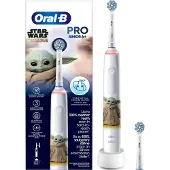 Oral-B PRO 14876674 Elektrische Zahnbürste Kind Rotierende Zahnbürste Mehrfarbig, Weiß