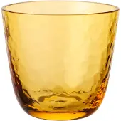 Broste Copenhagen Gehämmertes Glas, Bernstein, 12-teilig