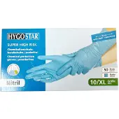 Hygostar Nitril Chemikalienschutz Handschuhe Super High Risk 50 St