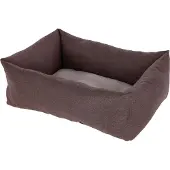Kerbl Hunde-/Katzenkuschelbett Ely braun/beige LxBxH 70x60x25cm, waschbar 80466