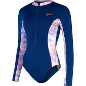 Speedo Long Sleeve Panel Badeanzug