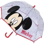 Disney kinderregenschirm Mickey 71 cm Polyester transparent