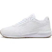 Puma ST Runner v4 L White-Glacial Gray-Gum Größe EU 42,5