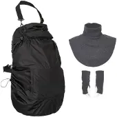 Hoppediz Tragecover Fleece-Cover 3-in-1 mit Regenschutz, Schalkragen & Stulpen 1 St