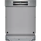 Bosch Serie 4 SMI4HVS00E, Halb integriert, Standardgröße (60 cm), Edelstahl, Tasten, 2 Korb/Körbe, Korb & Schublade