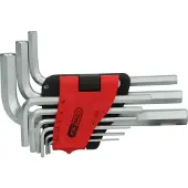 Ks Tools 151.3212, 9 Stück(e), Chrom-Vanadium-Stahl, DIN ISO 2936, 434 g