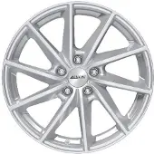 Alutec 15 Zoll Alufelge Singa 15"x6" 5x100 PCD ET38 57.10mm Felge Silber