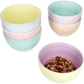 MamboCat Pastello 6er Set Müsli-Schale Ø14cm 500ml bunte Dessert-Schüssel Pastell-Farben
