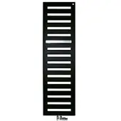 Zehnder Design-Heizkörper Metropolitan Bar MEP-080-060 Volcanic, 805x39x600 mm, RAL 9016, Bad- und Handtuchheizkörper mit 4 Anschlüssen