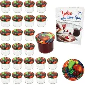 MamboCat 25er Set Sturzglas 125ml Einmachglas TO66 Obst Deckel DiamantZucker-Rezept