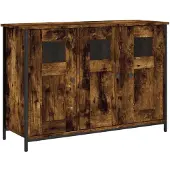 vidaXL Sideboard Räuchereiche 100x35x70 cm Holzwerkstoff