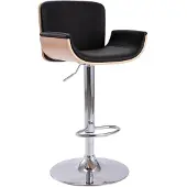 vidaXL Barhocker Schwarz Kunstleder