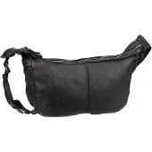 Harold's Leder Schultertasche Submarine Pouch Twin Black schwarz