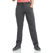 Schöffel Outdoorhose SCHÖFFEL "CIRC Pants Looop L", Damen, Gr. 38, Normalgrößen, grau (9830, grau), Oberstoff : 100% Polyester, Hosen Outdoorhose