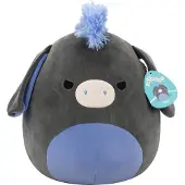 Squishmallows P23 Donkey (237689) Teddybär Grau Grau One Size