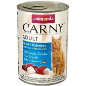 Animonda Carny ADULT RIND + KABELJAU MIT PETERSILIENWURZELN 6 x 400 g