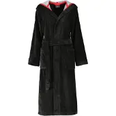 Cawö Bademantel Cawö 830 Kapuze Schwarz Damen-48 / 50