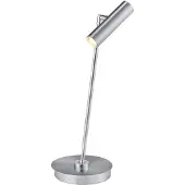 HELL Tom 50352 LED-Tischleuchte-Nickel matt/Chrom-mit LED (2700K)