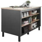 Emob Bartisch Bilberry | 138 x 75 x 85 cm | Anthrazit