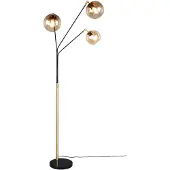 TRIO Design-Stehleuchte Paxton schwarz