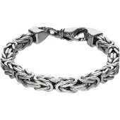 Zeeme Basic Armband Silber 925 poliert Königskette 7mm breit
