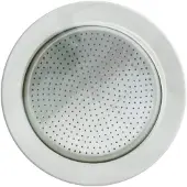 Bialetti Dichtung für Mokkakanne 10 aus Edelstahl - 1 Dichtung + 1 Sieb