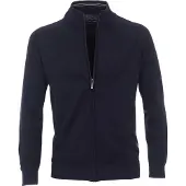 Casamoda Strickjacke Zip Dunkelblau