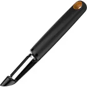 Fiskars 1014419, Obst & Gemüse, Schwenkbarer Schäler, Schwarz