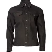 Rokker Rider Shirt Light Textiljacke M Herren Baumwolle schwarz, M