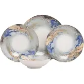 Hermia Concept , GBSATN24Y4101615, Essservices, Tafelservice (24 Teile), Weiß, Porzellan, 25 x 25 x 2 cm